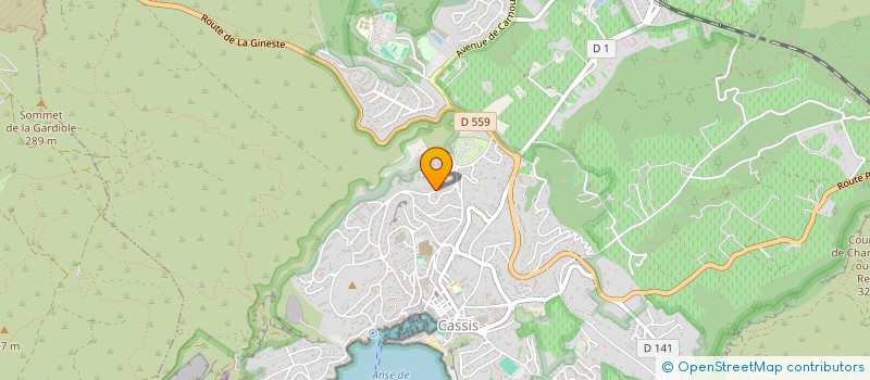 localisation de l'entreprise GOMAR  CASSIS