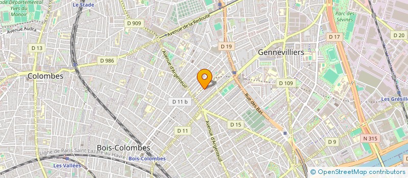 localisation de l'entreprise GOMARA & CO à ASNIERES-SUR-SEINE
