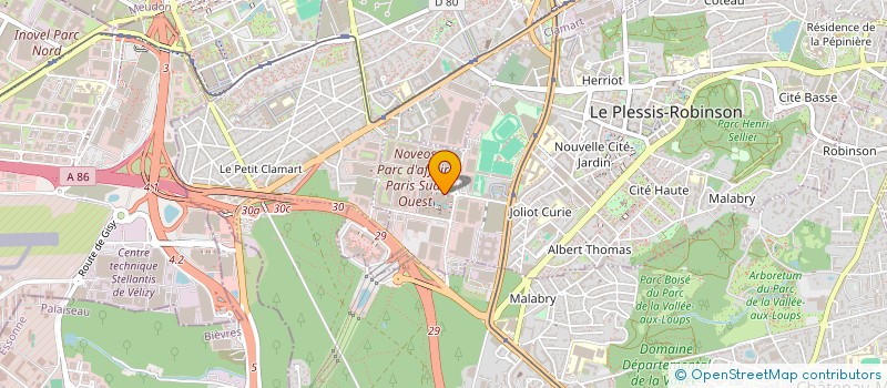 localisation de l'entreprise GOMARKET  LE PLESSIS-ROBINSON