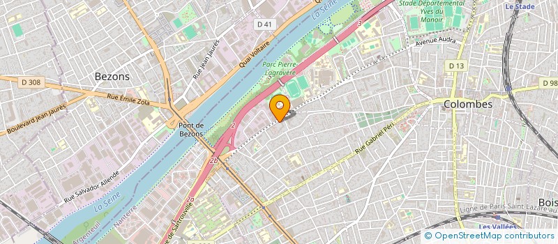 localisation de l'entreprise GOMAX SERVICES à COLOMBES