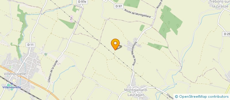 localisation de l'entreprise GOMBAUD ET RAMBAULT  MONTGAILLARD-LAURAGAIS