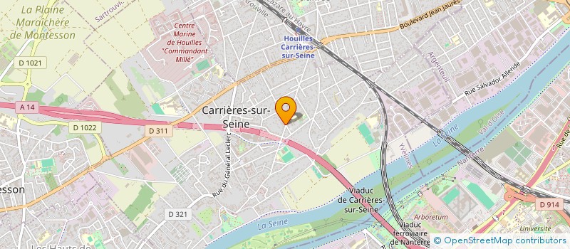 localisation de l'entreprise GOMBERT  CARRIERES-SUR-SEINE