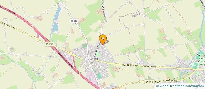 localisation de l'entreprise GOMBERT  METEREN