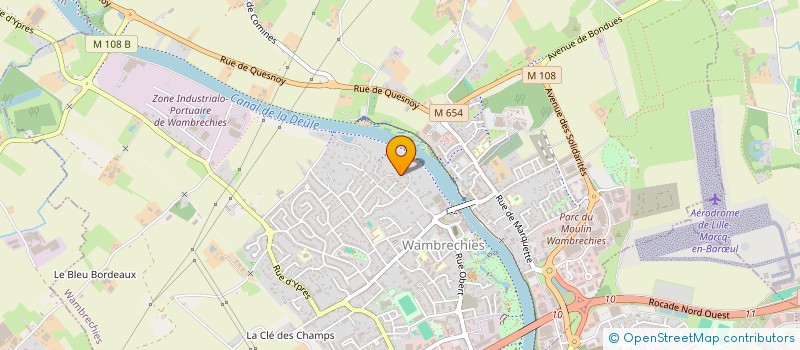 localisation de l'entreprise GOMBERT EVOLUTION  WAMBRECHIES