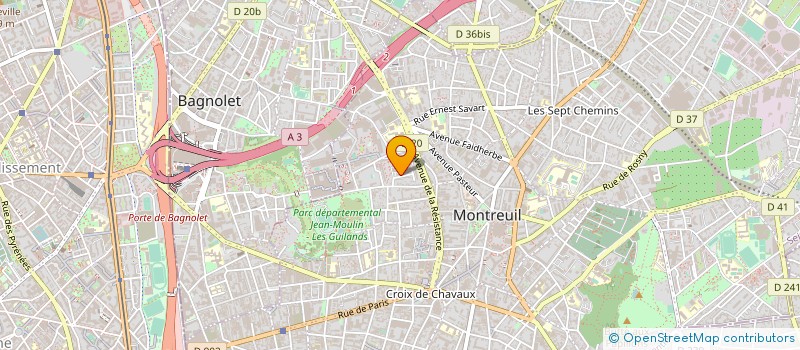 localisation de l'entreprise GOMBO PRODUCTIONS à MONTREUIL
