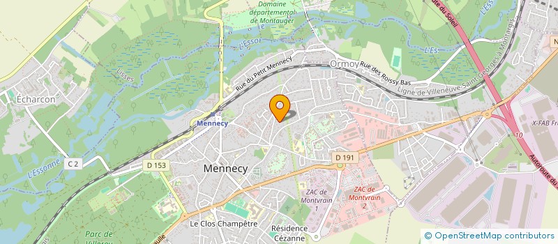 localisation de l'entreprise GOMBOC SOLUTION à MENNECY