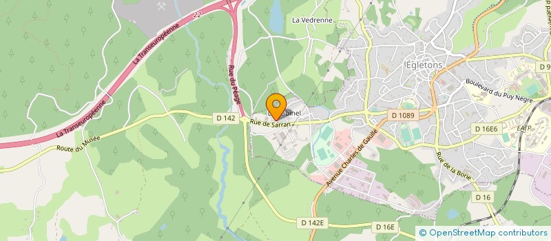 localisation de l'entreprise GOMEC ET FILS à EGLETONS