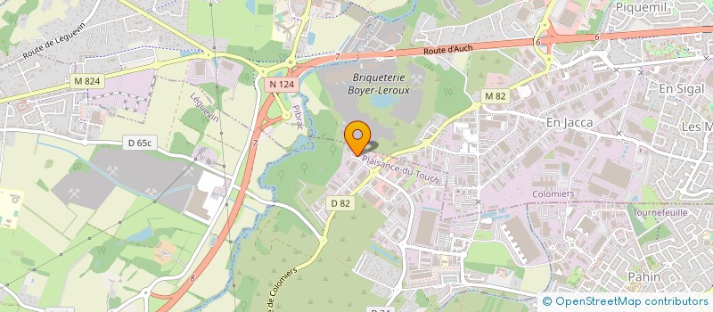 localisation de l'entreprise GOMECARENT  PLAISANCE-DU-TOUCH