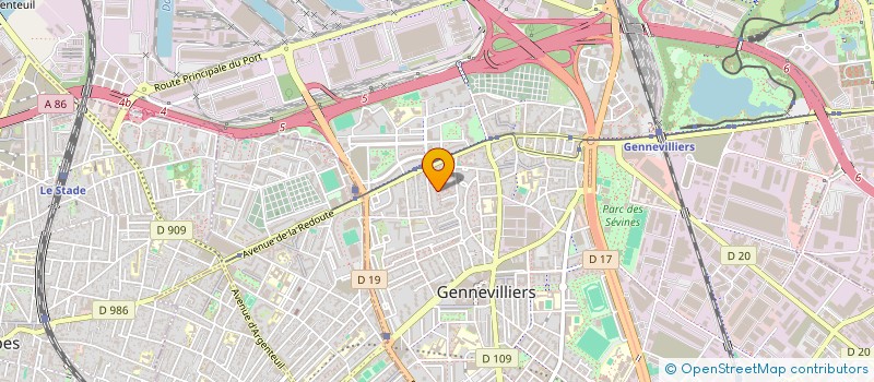localisation de l'entreprise GOMEN à GENNEVILLIERS