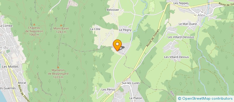 localisation de l'entreprise GOMERA PRODUCTION  ALEX