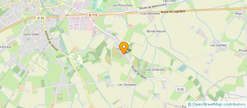 localisation de l'entreprise GOMES à NEGREPELISSE