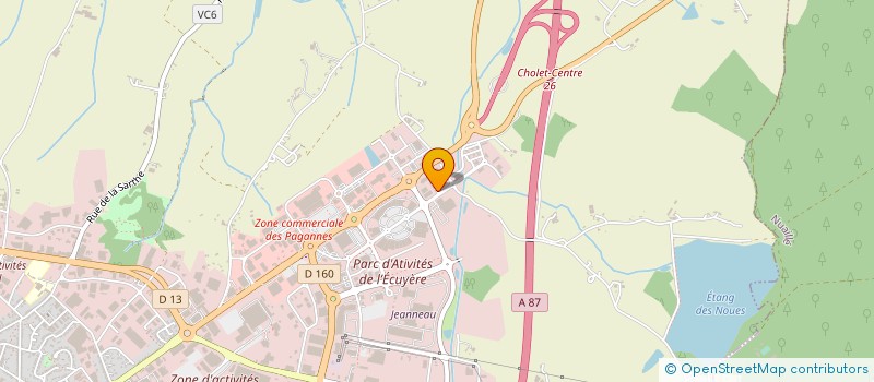 localisation de l'entreprise GOMES à CHOLET
