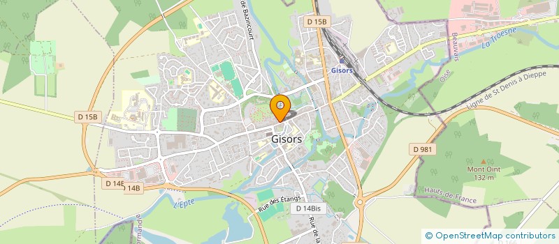 localisation de l'entreprise GOMES  GISORS