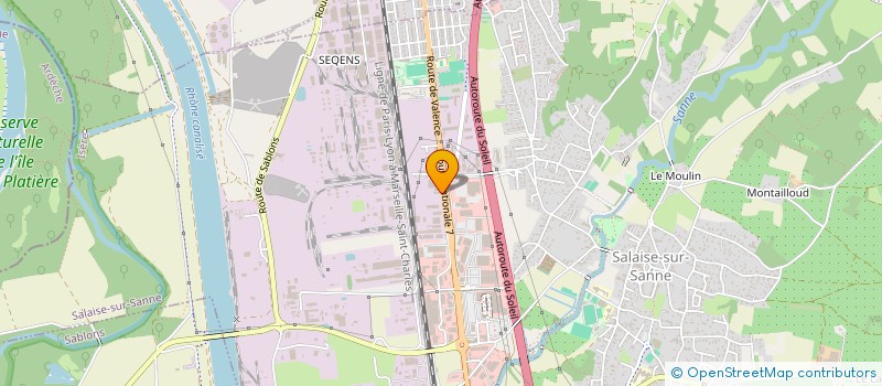 localisation de l'entreprise GOMES  SALAISE-SUR-SANNE