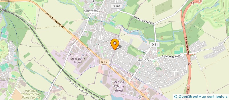 localisation de l'entreprise GOMES  SERVON