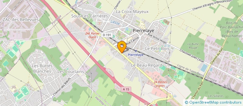 localisation de l'entreprise GOMES AP  PIERRELAYE