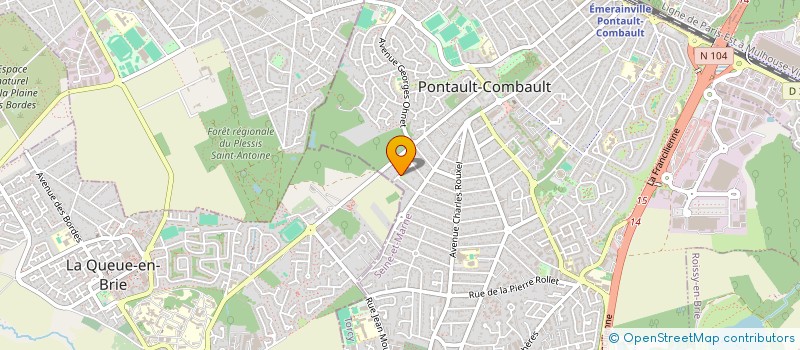localisation de l'entreprise GOMES BAT  PONTAULT-COMBAULT