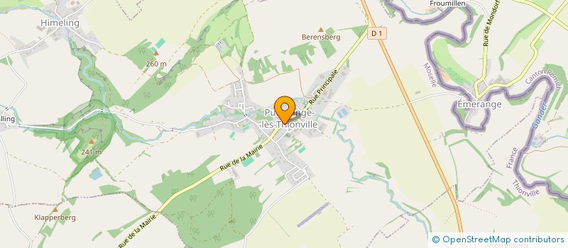localisation de l'entreprise GOMES BATI-HABITAT à PUTTELANGE-LES-THIONVILLE