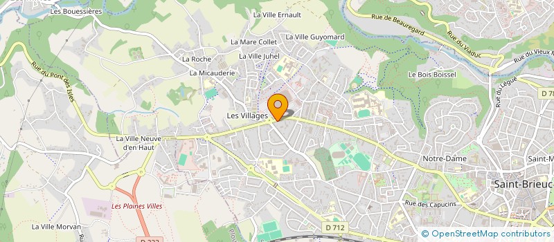 localisation de l'entreprise GOMES - DA SILVA à SAINT-BRIEUC