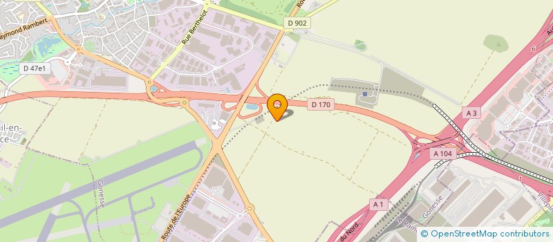 localisation de l'entreprise GOMES ET FILS BAT à GONESSE