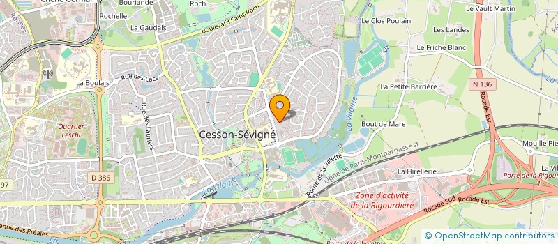 localisation de l'entreprise GOMES INVESTISSEMENTS  CESSON-SEVIGNE