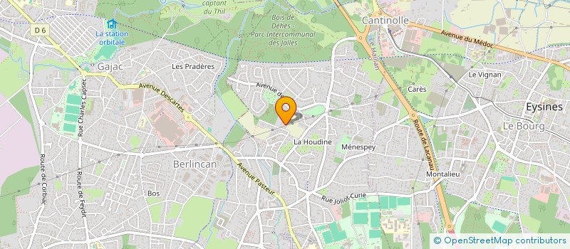 localisation de l'entreprise GOMES ISABELLE  LE HAILLAN