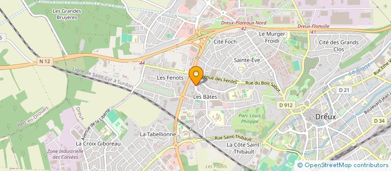 localisation de l'entreprise GOMES MULTI-SERVICES à DREUX