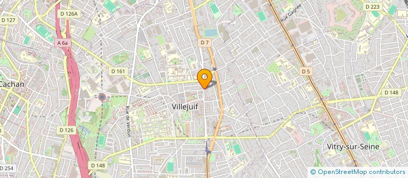 localisation de l'entreprise GOMES ROZENBLUM COMPTABILITE & CONSEILS  VILLEJUIF