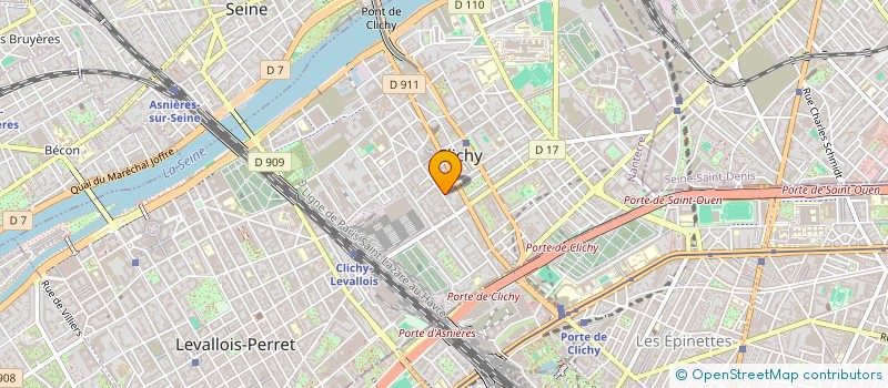 localisation de l'entreprise GOMES SAS à CLICHY