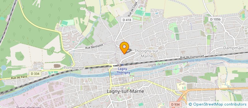 localisation de l'entreprise GOMES TAVARES à THORIGNY-SUR-MARNE