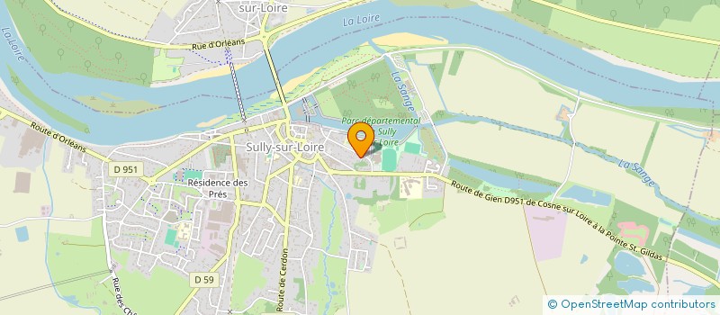 localisation de l'entreprise GOMETAL à SULLY-SUR-LOIRE