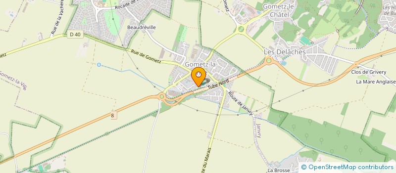 localisation de l'entreprise GOMETZ COIF  GOMETZ-LA-VILLE