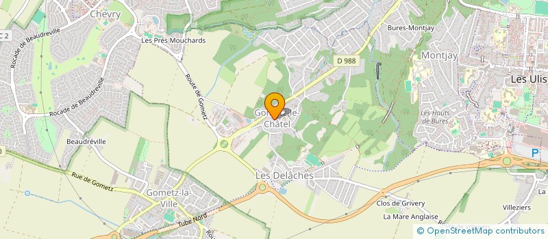 localisation de l'entreprise GOMETZ-LE-CHATEL PETANQUE  GOMETZ-LE-CHATEL