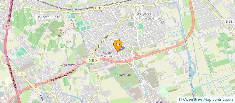 localisation de l'entreprise GOMEZ  ENTRAIGUES-SUR-LA-SORGUE