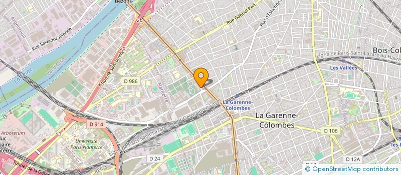 localisation de l'entreprise GOMEZ BAT à COLOMBES