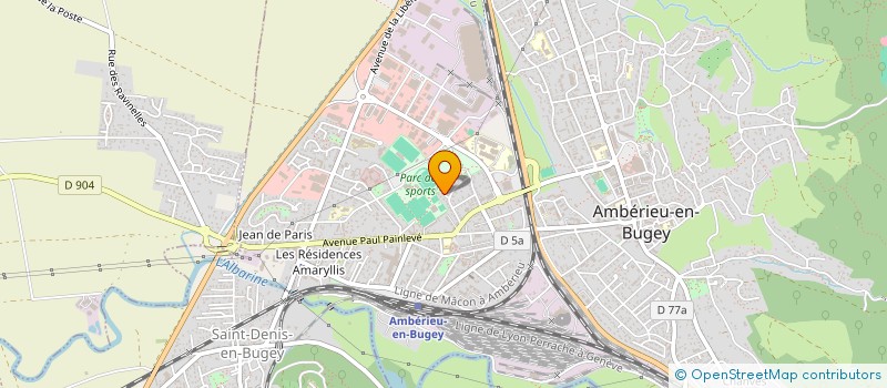 localisation de l'entreprise GOMEZ & CO  AMBERIEU-EN-BUGEY