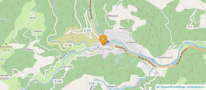 localisation de l'entreprise GOMEZ DE MERCADO à SAINT-SAUVEUR-DE-MONTAGUT