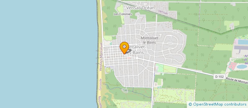 localisation de l'entreprise GOMEZ ET LARRIEU  VENDAYS-MONTALIVET