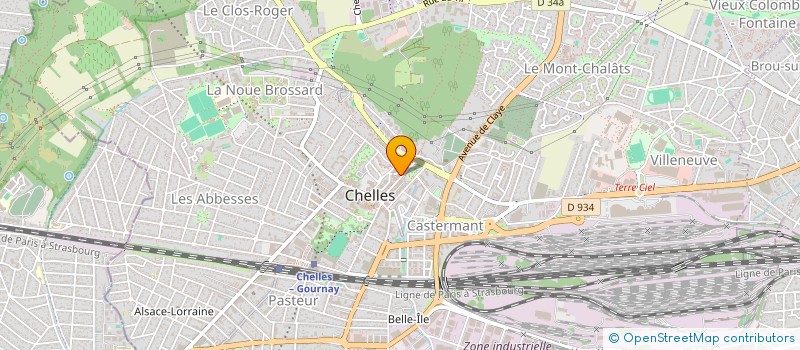 localisation de l'entreprise GOMEZ ET SCHLEGEL  CHELLES