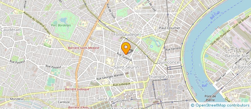 localisation de l'entreprise GOMEZ & FILS à BORDEAUX