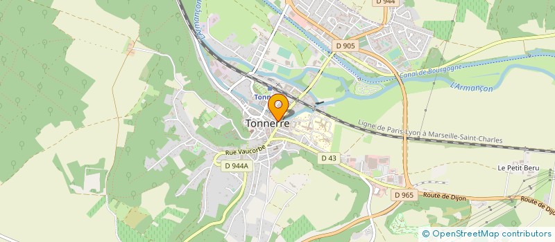 localisation de l'entreprise GOMEZ-LE RETRO à TONNERRE
