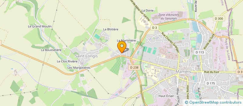 localisation de l'entreprise GOMEZ PCS  SAINT-LONGIS