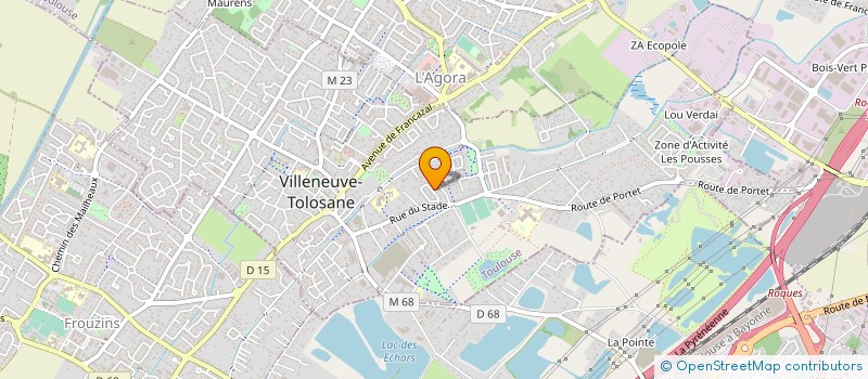 localisation de l'entreprise GOMEZ TRANSPORTS & TP à VILLENEUVE-TOLOSANE
