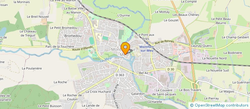 localisation de l'entreprise GOMI  MONTFORT-SUR-MEU