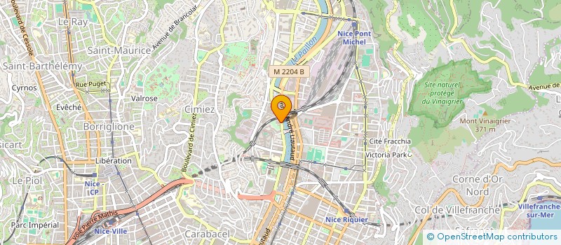 localisation de l'entreprise GOMIGA  NICE