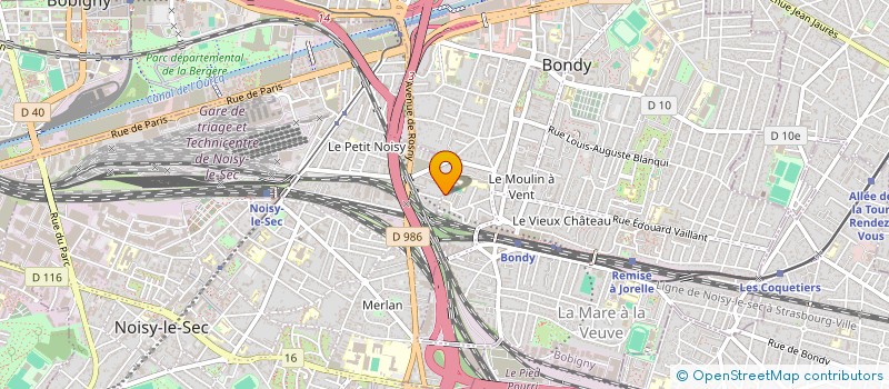 localisation de l'entreprise GOMIK  BONDY