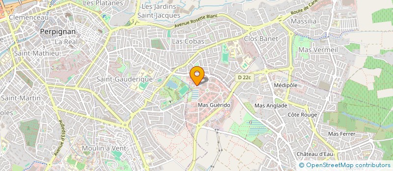 localisation de l'entreprise GOMILLE  CABESTANY