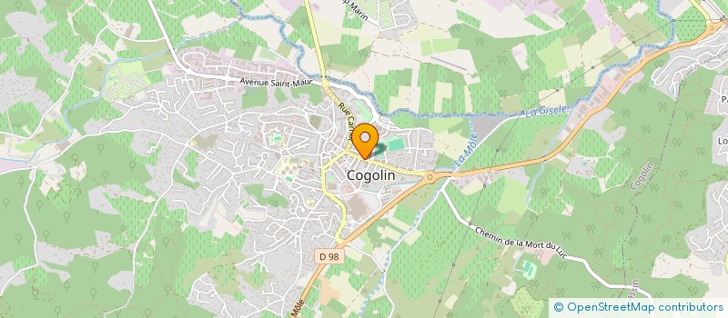 localisation de l'entreprise GOMINA 2000  COGOLIN