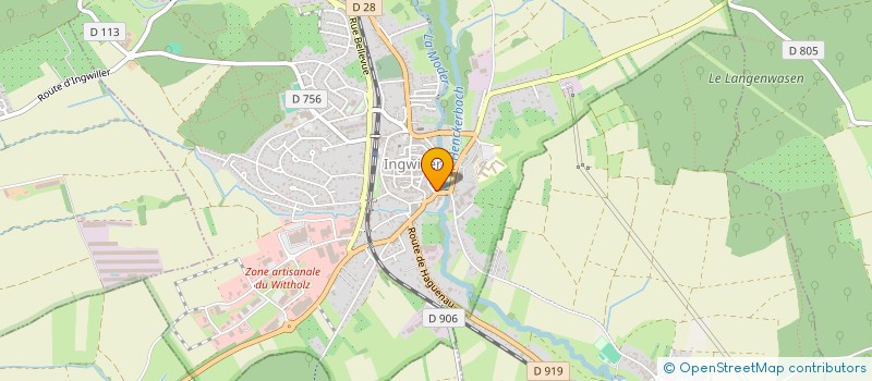 localisation de l'entreprise GOMMENGINGER SARL à INGWILLER
