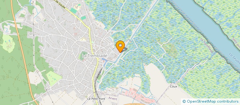 localisation de l'entreprise GOMMIER SOPHIE-GOMMIER VALERIE  LA TREMBLADE